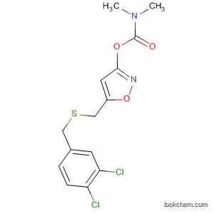 Molecular Structure of 89661-41-6 (Carbamic acid, dimethyl-,
5-[[[(3,4-dichlorophenyl)methyl]thio]methyl]-3-isoxazolyl ester)