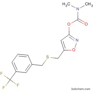 Molecular Structure of 89661-44-9 (Carbamic acid, dimethyl-,
5-[[[[3-(trifluoromethyl)phenyl]methyl]thio]methyl]-3-isoxazolyl ester)