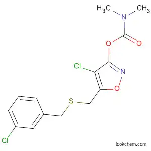 Molecular Structure of 89661-54-1 (Carbamic acid, dimethyl-,
4-chloro-5-[[[(3-chlorophenyl)methyl]thio]methyl]-3-isoxazolyl ester)