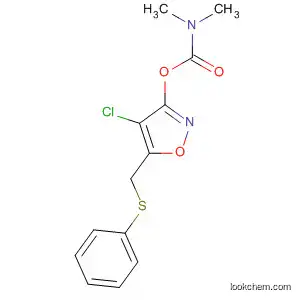 Molecular Structure of 89661-61-0 (Carbamic acid, dimethyl-, 4-chloro-5-[(phenylthio)methyl]-3-isoxazolyl
ester)