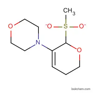 Molecular Structure of 89717-29-3 (Morpholine, 4-(5,6-dihydro-2-methyl-1,1-dioxido-2H-thiopyran-3-yl)-)