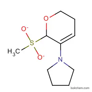 Molecular Structure of 89717-30-6 (Pyrrolidine, 1-(5,6-dihydro-2-methyl-1,1-dioxido-2H-thiopyran-3-yl)-)
