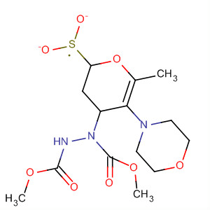 1,2-Hydrazinedicarboxylic acid,
1-[3,4-dihydro-6-methyl-5-(4-morpholinyl)-1,1-dioxido-2H-thiopyran-4-yl]
-, dimethyl ester