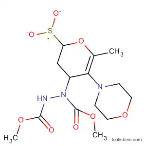 Molecular Structure of 89717-31-7 (1,2-Hydrazinedicarboxylic acid,
1-[3,4-dihydro-6-methyl-5-(4-morpholinyl)-1,1-dioxido-2H-thiopyran-4-yl]
-, dimethyl ester)