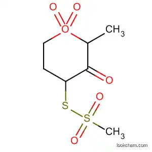 Molecular Structure of 89717-40-8 (2H-Thiopyran-3(4H)-one, dihydro-2-methyl-4-(methylsulfonyl)-,
1,1-dioxide)