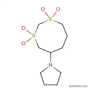 Molecular Structure of 89717-41-9 (Pyrrolidine, 1-(5,6-dihydro-1,1,3,3-tetraoxido-4H-1,3-dithiocin-7-yl)-)