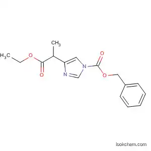 Molecular Structure of 89717-50-0 (1H-Imidazole-4-propanoic acid, 1-[(phenylmethoxy)carbonyl]-, ethyl
ester)