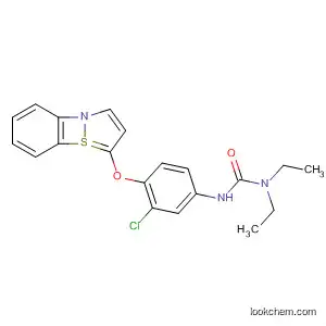 Molecular Structure of 89721-86-8 (Urea, N'-[4-(1,2-benzisothiazol-5-yloxy)-3-chlorophenyl]-N,N-diethyl-)