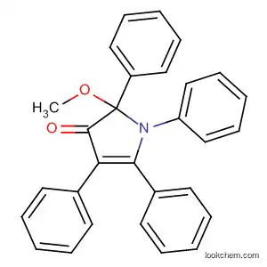 Molecular Structure of 89722-97-4 (3H-Pyrrol-3-one, 1,2-dihydro-2-methoxy-1,2,4,5-tetraphenyl-)