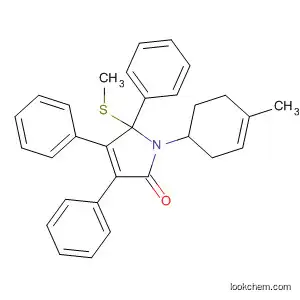 Molecular Structure of 89723-01-3 (2H-Pyrrol-2-one,
1,5-dihydro-1-(4-methylphenyl)-5-(methylthio)-3,4,5-triphenyl-)