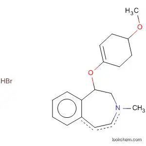 Molecular Structure of 89739-63-9 (1H-3-Benzazepine, 2,3,4,5-tetrahydro-1-(4-methoxyphenoxy)-3-methyl-,
hydrobromide)