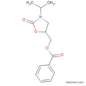 Molecular Structure of 89740-05-6 (2-Oxazolidinone, 5-[(benzoyloxy)methyl]-3-(1-methylethyl)-)
