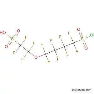 Molecular Structure of 89740-39-6 (Ethanesulfonic acid,
2-[4-(chlorosulfonyl)-1,1,2,2,3,3,4,4-octafluorobutoxy]-1,1,2,2-tetrafluoro
-)