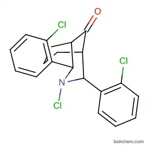 Molecular Structure of 89757-58-4 (3-Azabicyclo[3.3.1]nonan-9-one, 3-chloro-2,4-bis(2-chlorophenyl)-)