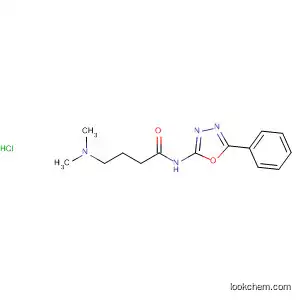 Molecular Structure of 89758-42-9 (Butanamide, 4-(dimethylamino)-N-(5-phenyl-1,3,4-oxadiazol-2-yl)-,
monohydrochloride)