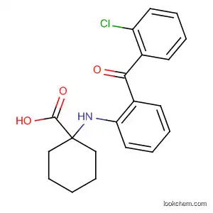 Molecular Structure of 89763-10-0 (Cyclohexanecarboxylic acid, 1-[(2-chlorobenzoyl)phenylamino]-)