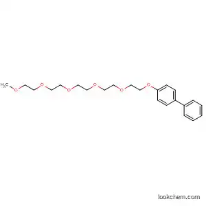 Molecular Structure of 89807-28-3 (2,5,8,11,14-Pentaoxahexadecane, 16-([1,1'-biphenyl]-4-yloxy)-)