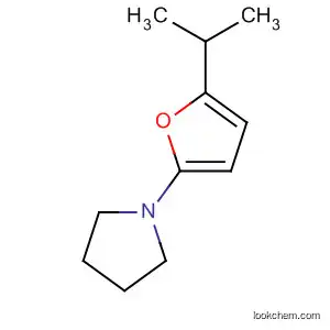 Molecular Structure of 89809-37-0 (Pyrrolidine, 1-[tetrahydro-5-(1-methylethyl)-2-furanyl]-)