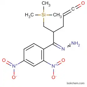Molecular Structure of 89809-43-8 (4-Pentenal, 2-[(trimethylsilyl)methyl]-, (2,4-dinitrophenyl)hydrazone)
