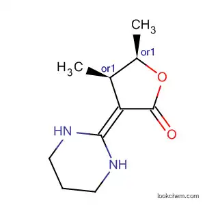 Molecular Structure of 89810-20-8 (2(3H)-Furanone,
dihydro-4,5-dimethyl-3-(tetrahydro-2(1H)-pyrimidinylidene)-, cis-)