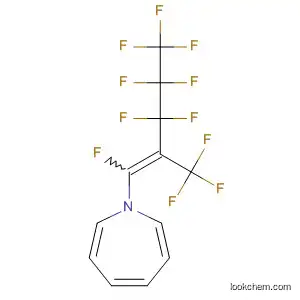 Molecular Structure of 89810-74-2 (1H-Azepine,
hexahydro-1-[1,3,3,4,4,5,5,5-octafluoro-2-(trifluoromethyl)-1-pentenyl]-)