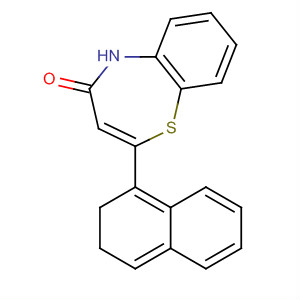 1,5-Benzothiazepin-4(5H)-one, 2,3-dihydro-2-(1-naphthalenyl)-