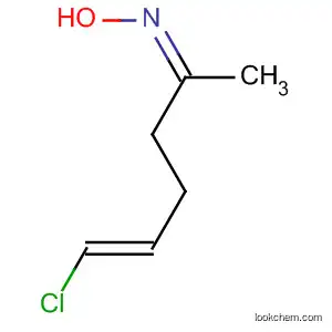 Molecular Structure of 89849-52-5 (5-Hexen-2-one, 6-chloro-, oxime, (Z,E)-)