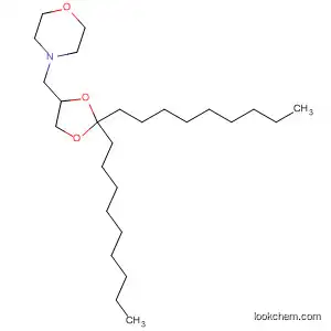 Molecular Structure of 89857-85-2 (Morpholine, 4-[(2,2-dinonyl-1,3-dioxolan-4-yl)methyl]-)