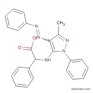 Molecular Structure of 89868-24-6 (Benzeneacetic acid,
2-[[3-methyl-1-phenyl-4-(phenylazo)-1H-pyrazol-5-yl]amino]-)