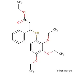 Molecular Structure of 89878-08-0 (2-Propenoic acid, 3-phenyl-3-(triethoxyphenylphosphoranyl)-, ethyl
ester)
