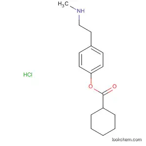 Molecular Structure of 89878-18-2 (Cyclohexanecarboxylic acid, 4-[2-(methylamino)ethyl]-1,2-phenylene
ester, hydrochloride)