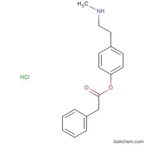 Molecular Structure of 89878-25-1 (Benzeneacetic acid, 4-[2-(methylamino)ethyl]-1,2-phenylene ester,
hydrochloride)
