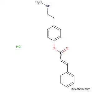 Molecular Structure of 89878-26-2 (2-Propenoic acid, 3-phenyl-, 4-[2-(methylamino)ethyl]-1,2-phenylene
ester, hydrochloride)