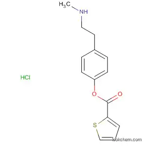 Molecular Structure of 89878-31-9 (2-Thiophenecarboxylic acid, 4-[2-(methylamino)ethyl]-1,2-phenylene
ester, hydrochloride)