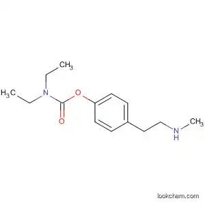 Molecular Structure of 89878-33-1 (Carbamic acid, diethyl-, 4-[2-(methylamino)ethyl]-1,2-phenylene ester)