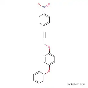 Molecular Structure of 89878-37-5 (Benzene, 1-[[3-(4-nitrophenyl)-2-propynyl]oxy]-4-phenoxy-)