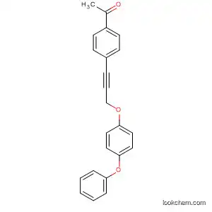 Molecular Structure of 89878-40-0 (Ethanone, 1-[4-[3-(4-phenoxyphenoxy)-1-propynyl]phenyl]-)
