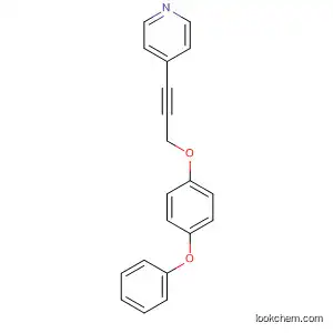 Molecular Structure of 89878-45-5 (Pyridine, 4-[3-(4-phenoxyphenoxy)-1-propynyl]-)