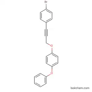 Molecular Structure of 89878-64-8 (Benzene, 1-[[3-(4-bromophenyl)-2-propynyl]oxy]-4-phenoxy-)