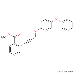 Molecular Structure of 89878-65-9 (Benzoic acid, 2-[3-(4-phenoxyphenoxy)-1-propynyl]-, methyl ester)
