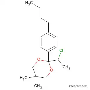 Molecular Structure of 89878-74-0 (1,3-Dioxane, 2-(4-butylphenyl)-2-(1-chloroethyl)-5,5-dimethyl-)