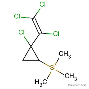 Molecular Structure of 89878-83-1 (Silane, [2-chloro-2-(trichloroethenyl)cyclopropyl]trimethyl-)