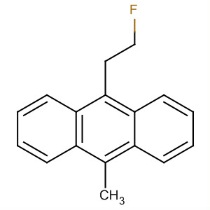Molecular Structure of 89889-44-1 (Anthracene, 9-(2-fluoroethyl)-10-methyl-)