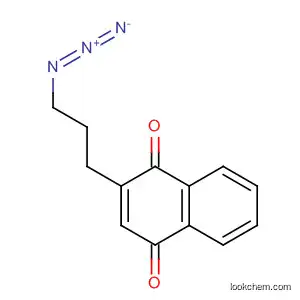 Molecular Structure of 89890-44-8 (1,4-Naphthalenedione, 2-(3-azidopropyl)-)