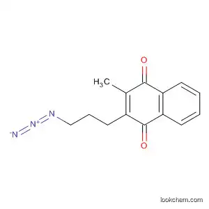 Molecular Structure of 89890-45-9 (1,4-Naphthalenedione, 2-(3-azidopropyl)-3-methyl-)