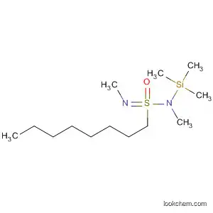 Molecular Structure of 89902-41-0 (1-Octanesulfonimidamide, N,N'-dimethyl-N-(trimethylsilyl)-)