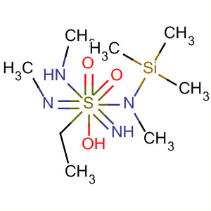 Molecular Structure of 89902-42-1 (Ethanesulfonodiimidamide, N,N',N''-trimethyl-N-(trimethylsilyl)-)