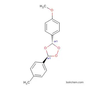 Molecular Structure of 89902-50-1 (1,2,4-Trioxolane, 3-(4-methoxyphenyl)-5-(4-methylphenyl)-, trans-)