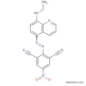 Molecular Structure of 89903-73-1 (1,3-Benzenedicarbonitrile, 2-[[8-(ethylamino)-5-quinolinyl]azo]-5-nitro-)