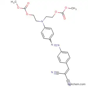 Molecular Structure of 89904-49-4 (2,4,10-Trioxa-7-azaundecan-11-oic acid,
7-[4-[[4-(2,2-dicyanoethenyl)phenyl]azo]phenyl]-3-oxo-, methyl ester)